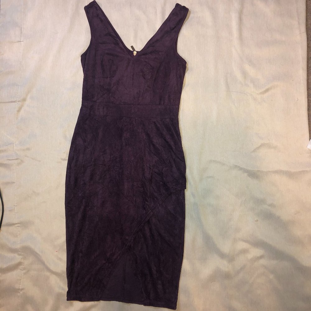 Plum Velour Dress